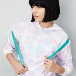 max Abstract Printed Hooded Pure Cotton Sweatshirt-picture-25