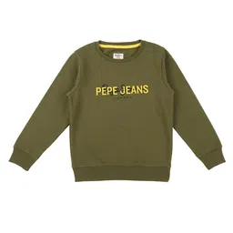 Pepe Jeans Boys Green Printed Sweatshirt-picture-26