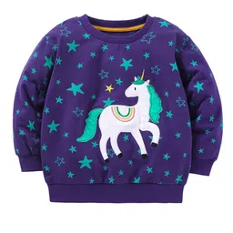 StyleCast Boys Purple & White Graphic Printed Cotton Sweatshirt-picture-10