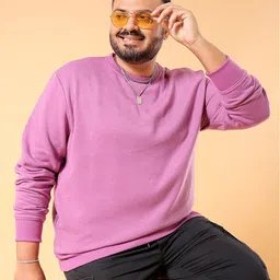 hardsoda by the indian garage co HARDSODA Plus Size Round Neck Pullover Sweatshirt-picture-37