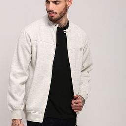 SHOWOFF Men Mandarin Collar Front-Open Sweatshirt-picture-40