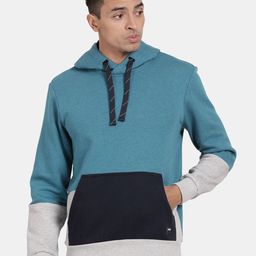 t-base Colourblocked Hooded Pullover Sweatshirt-picture-30