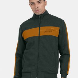 t-base Mock Collar Colourblocked Front Open Sweatshirt-picture-6