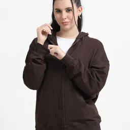 SILISOUL Women Printed Hooded Sweatshirt-picture-39