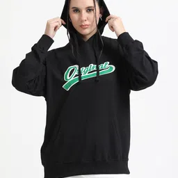 SILISOUL Women Printed Hooded Sweatshirt-image-28