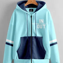 BAESD Boys Colourblocked Hooded Fleece Front-Open Sweatshirt-picture-26