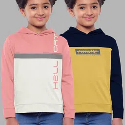 HELLCAT Colourblocked Hooded Cotton Sweatshirt-picture-28