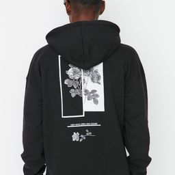 Trendyol Graphic Printed Hooded Pullover-picture-15