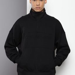 calvin klein jeans Calvin Klein Mock Collar Long Sleeves Sweatshirt-picture-4