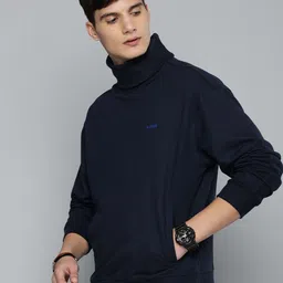 R.Code by The Roadster Life Co. Turtle Neck Cotton Oversized Pullover-image-36