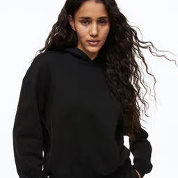 COLOR CAPITAL Drop Shoulder Sleeves Hooded Oversized Sweatshirt-picture-32