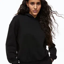 COLOR CAPITAL Hooded Pure Cotton Sweatshirt-picture-32