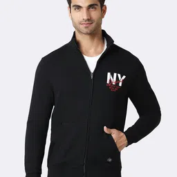 van heusen innerwear Van Heusen Solid Zip Front Full Sleeve Sweatshirt-picture-11