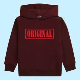 NUSYL Kids Printed Hooded Pullover Sweatshirt-image-16
