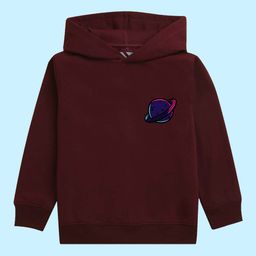 NUSYL Kids Printed Hooded Pullover Sweatshirt-picture-2