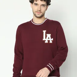 R&B Typography Printed Cotton Pullover Sweatshirt-picture-12