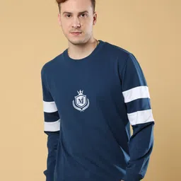 Melvin Jones Graphic Printed Pullover Pure Cotton Sweatshirt-picture-33