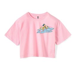 Wear Your Mind Girls Pink Wonder Woman Pure Cotton Boxy T-shirt-picture-27