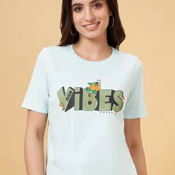 People Women Typography Printed Pockets Boxy T-shirt-image-75