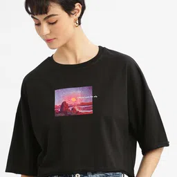 SHOWOFF Women Extended Sleeves Pockets Boxy T-shirt-picture-15