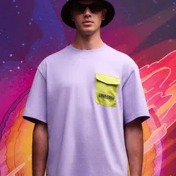 Celio Rick and Morty Round Neck Drop-Shoulder Sleeves Boxy T-shirt image 1