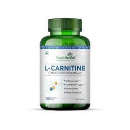 Simply Herbal L-Carnitine Pre & Post Workout Supplement Capsules 1000mg - 120 tab-image-59