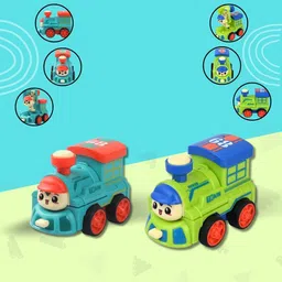 vaniha Inertia Baby Toy Train | Collision Transforming Toy Train image 3