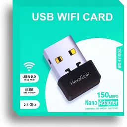 HexaGear Compact Wireless WiFi Adapter for Laptop Computer and PC Internet Dongle USB Adapter-picture-10