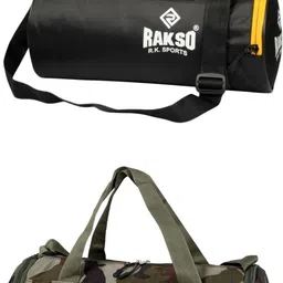 raksosports 18 L Gym Duffel Bag - Duffel Gym Bag WITH Pocket for Men Women BOYS WITH COMBO - Multicolor, Multicolor image 2