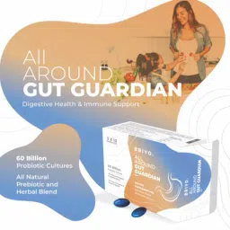 briyo supplements Briyo All Around Gut Guardian- 60 Billion CFU Probiotics, Prebiotics, Digestive Enzymes, and Herbs for Immune, Digestive & Gut Health-Meal Time Discomfort Relief & Bloating image 4