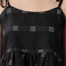 Stylum Black & White Striped Shoulder Strap Top With Straight Trousers Co-Ords image 3