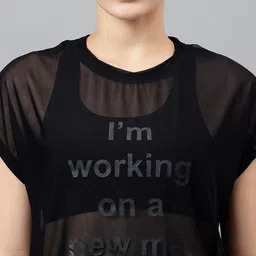 MKH Typography Printed Extended Sleeves Dri-FIT T-shirt image 3