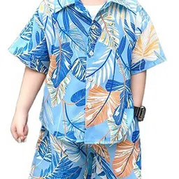 StyleCast x Revolte Boys Printed Shirt with Shorts image 3