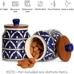 bright crockery Ceramic Tea Coffee & Sugar Container - 350 ml image 4