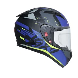 TVS Men Graphic Printed Full Face Helmet image 2