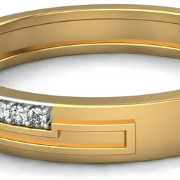 avsar AVR555YB 14kt Cubic Zirconia Yellow Gold ring image 5