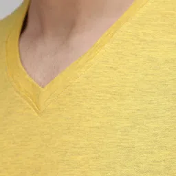 SPORTO V Neck Short Sleeves Regular Fit Cotton T-shirt image 2