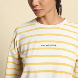 Van Heusen Horizontal Striped Cotton T-Shirt image 2