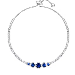GIVA 925 Sterling Silver Rhodium-Plated Wraparound Bracelet image 2