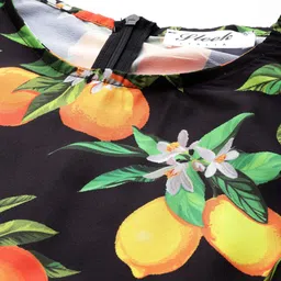 Sleek Italia Printed Sleeveless Waist Tie-Ups Playsuit image 3