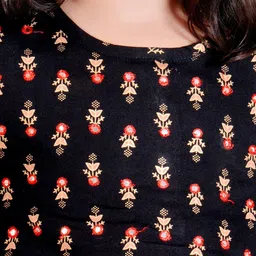BAESD Girls Ethnic Motifs Embroidered Thread Work Kurta With Skirt image 3