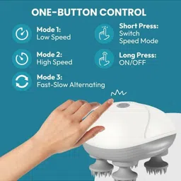 royal marketing 3 Speed Mode Handheld.Portable,Scalp Scratcher Body Massager for Hair Growth image 2