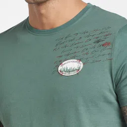 Being Human Typography Printed Regular Fit T-shirt image 2