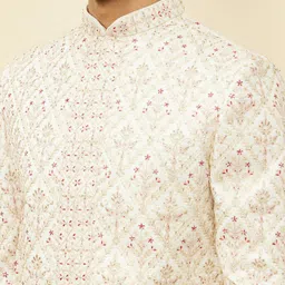 Manyavar Men Self-Design Sherwani Set image 5