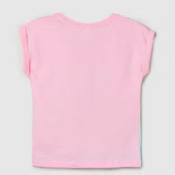 max Girls Printed Extended Sleeves Cotton T-shirt image 4