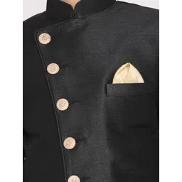 VASTRAMAY Boys Mandarin Collar Sherwani Set image 2