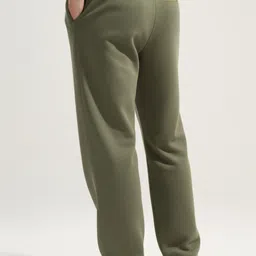 dockstreet Men Striped Olive Track Pants image 2