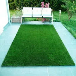 worthful creations 1 Piece Artificial Grass Carpet Size: (2.5x6 Feet) or (30"x72" Inches) or (76x182 CM) Artificial Turf Sheet image 4