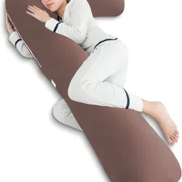 linenovation Microfibre Solid Pregnancy Pillow Pack of 1-picture-13