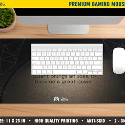 Tee Mafia Motivational Quotes- Affirmative design - XXL Gaming Mat D6 Non Slip Base Mousepad image 4